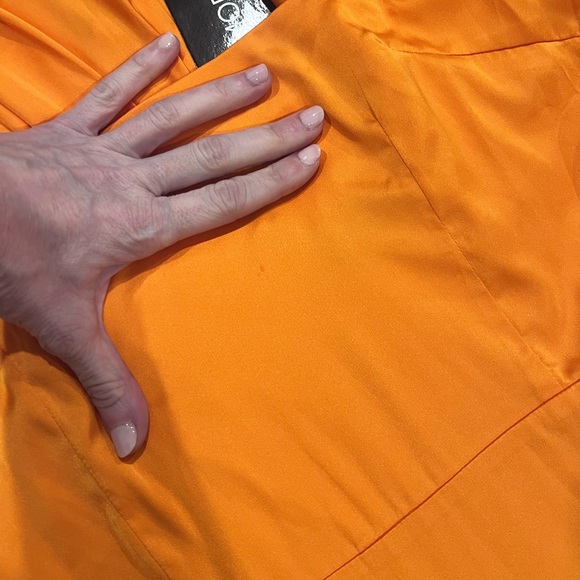 Moda glam GISELLE MERMAID EVENING GOWN- orange - Picture 9 of 9